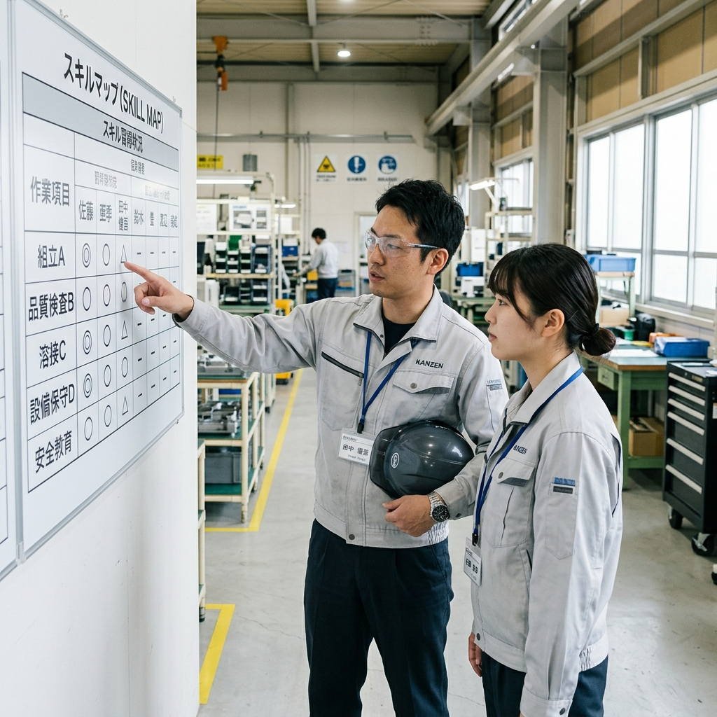 製造業のスキルマップが形骸化する原因とは?現場でよくある失敗パターンを整理